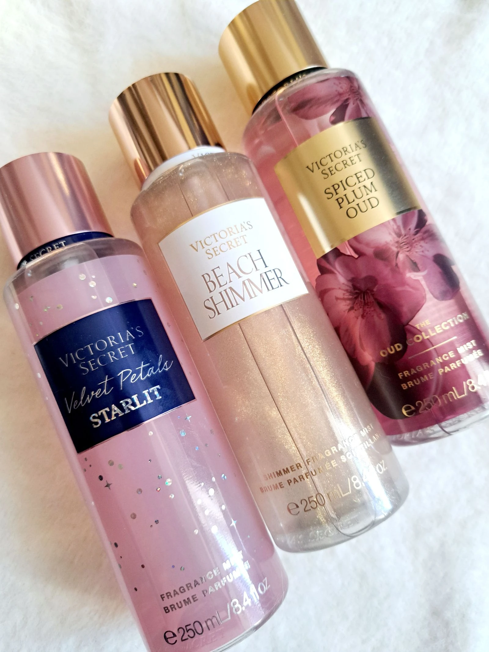 Lot de 3 brumes parfumées Victoria's Secret 